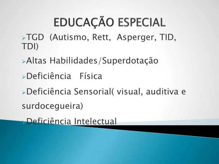 educa o especial