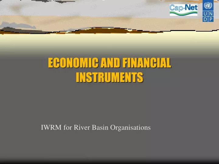 economic and financial instruments