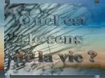 CLIQUEZ POUR FAIRE AVANCER LES DIAPOS - slide 1