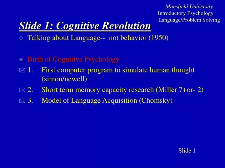 slide 1 cognitive revolution