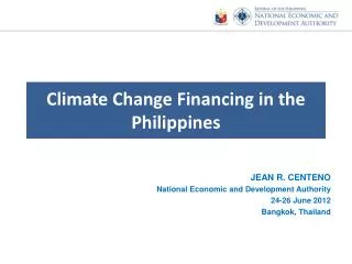 Climate Change Financing in the Philippines