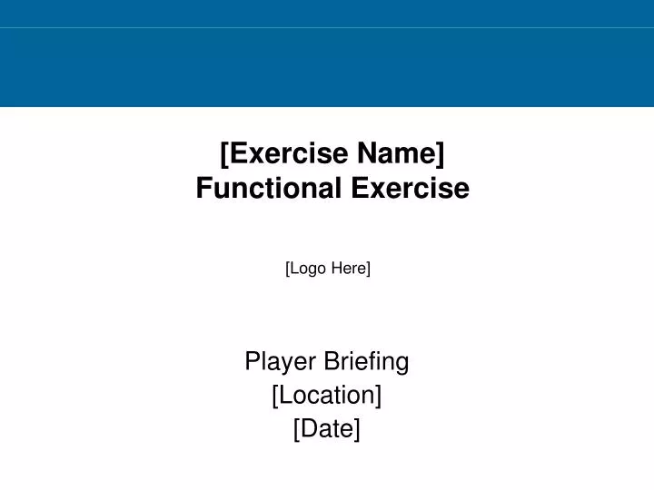 exercise name functional exercise