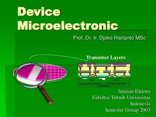 Device Microelectronic