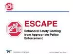 ESCAPE - slide 1