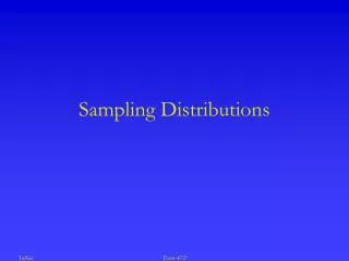 sampling distributions