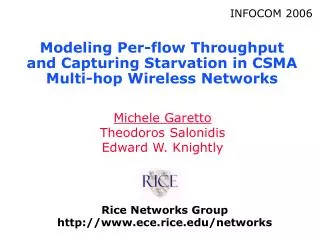 Modeling Per-flow Throughput and Capturing Starvation in CSMA Multi-hop Wireless Networks
