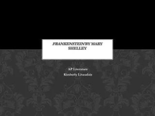 Frankenstein by MarY Shelley