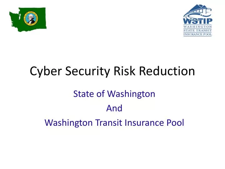 cyber security risk reduction