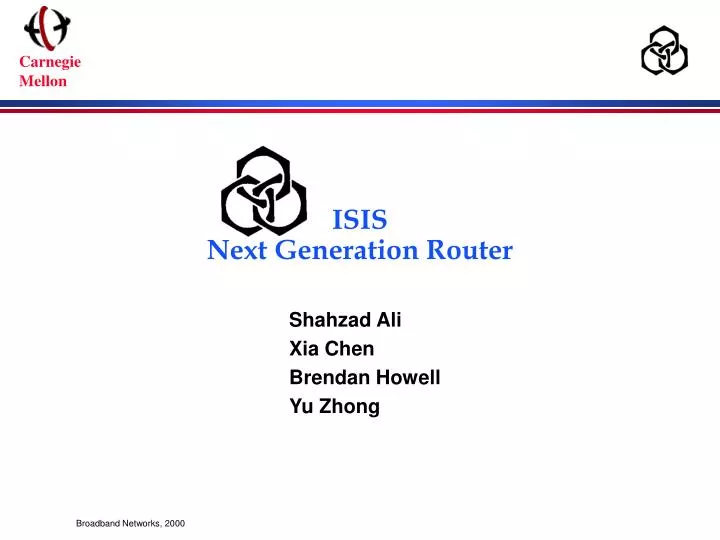 isis next generation router