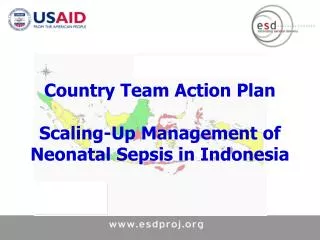 Country Team Action Plan Scaling-Up Management of Neonatal Sepsis in Indonesia