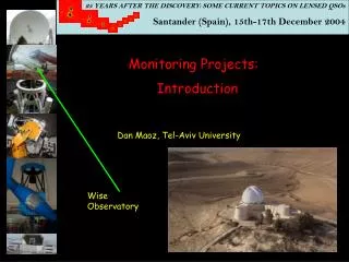 25 YEARS AFTER THE DISCOVERY: SOME CURRENT TOPICS ON LENSED QSOs Santander (Spain), 15th-17th December 2004