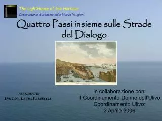 quattro passi insieme sulle strade del dialogo