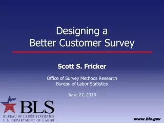 Designing a Better Customer Survey