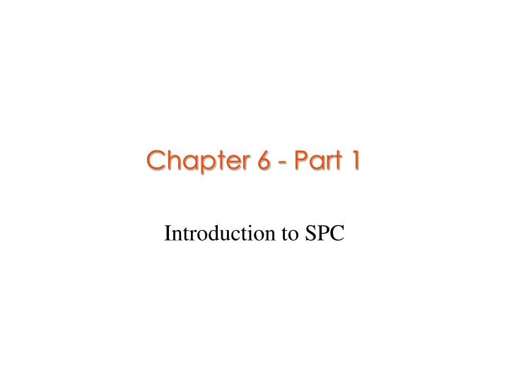 chapter 6 part 1