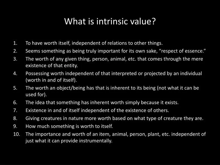 what is intrinsic value