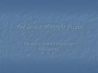 the count of monte cristo