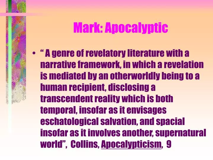 mark apocalyptic