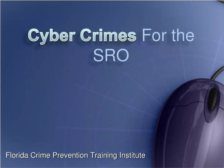cyber crimes for the sro