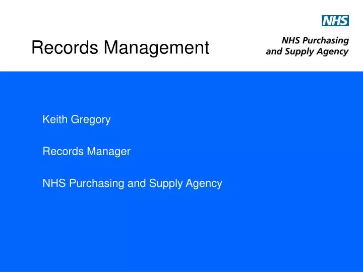 records management