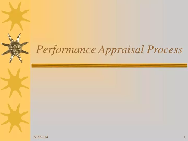 performance appraisal process