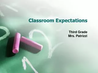 Classroom Expectations