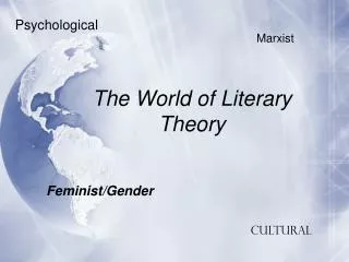 The World of Literary Theory