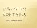 Registro contable - slide 1