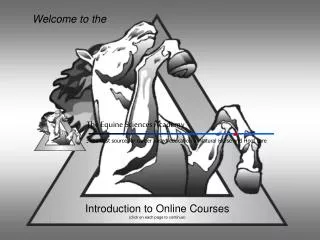 Introduction to Online Courses (click on each page to continue)