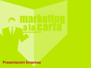 presentaci n empresa