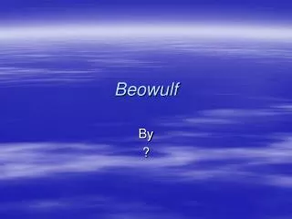 Beowulf