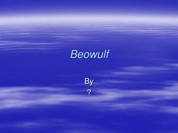 beowulf