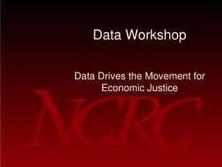 Data Workshop
