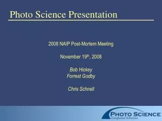 Photo Science Presentation