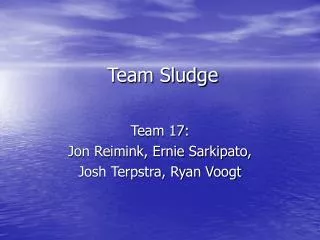 Team Sludge