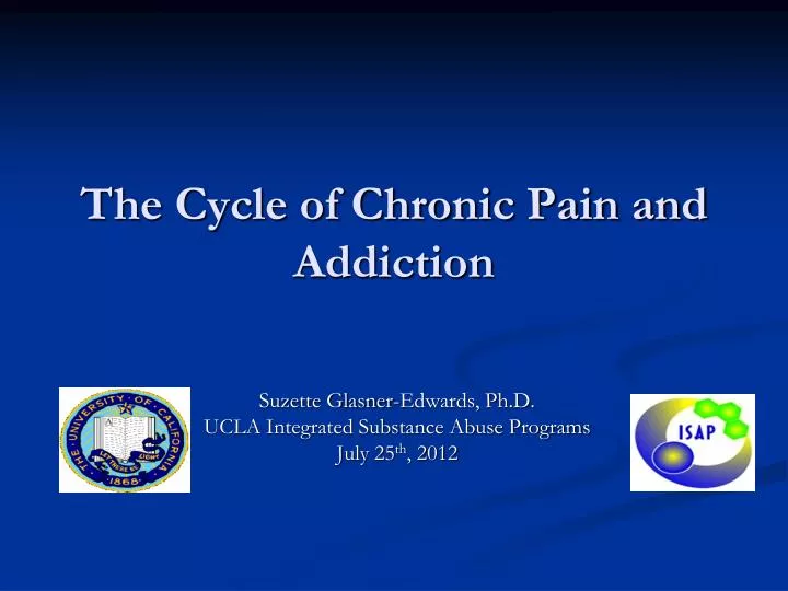 the cycle of chronic pain and addiction