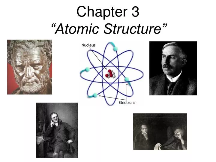 chapter 3 atomic structure