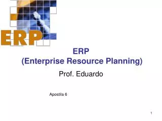erp enterprise resource planning