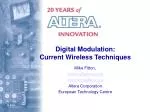 PPT - Digital modulation techniques PowerPoint Presentation, free ...