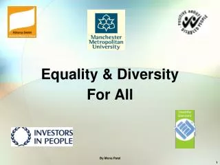 Equality &amp; Diversity
