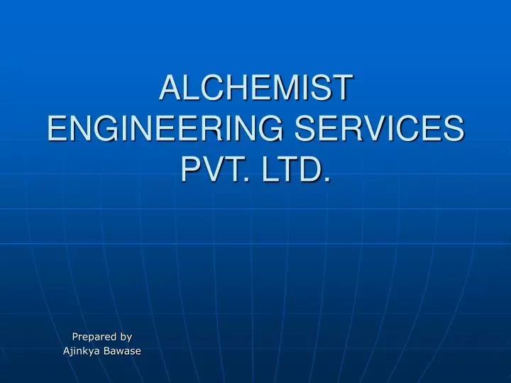 alchemist engineering services pvt ltd