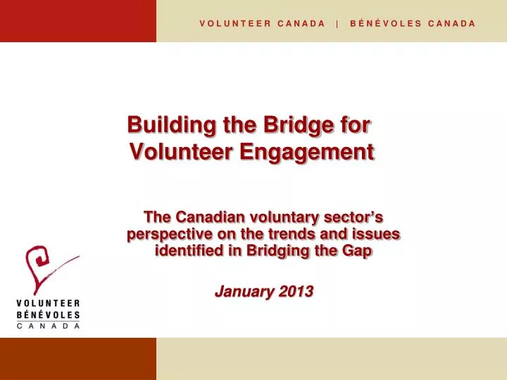 building the bridge for volunteer engagement