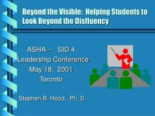 Beyond the Visible: Helping Students to Look Beyond the Disfluency