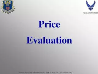 Price Evaluation