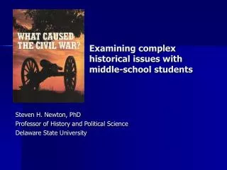 Examining complex historical issues with middle-school students
