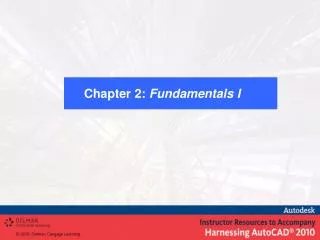 Chapter 2: Fundamentals I