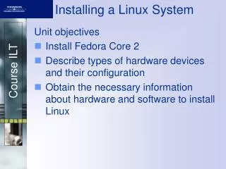 Installing a Linux System