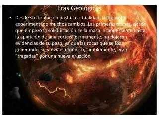 eras geol gicas