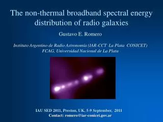 The non-thermal broadband spectral energy distribution of radio galaxies