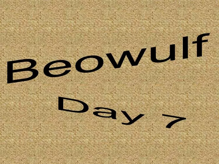 beowulf