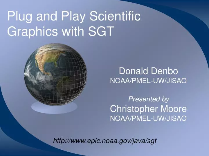 plug and play scientific graphics with sgt